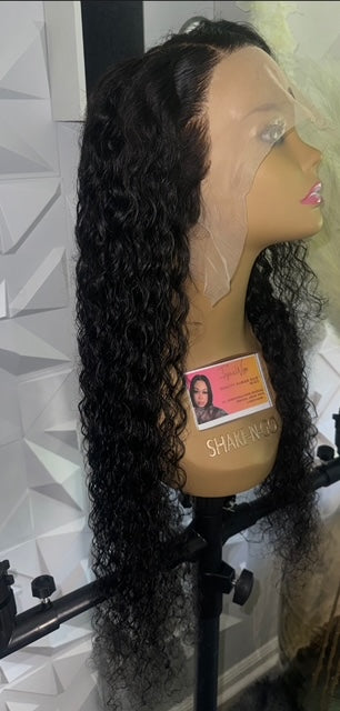 Jazz Water Wavy Black Wig