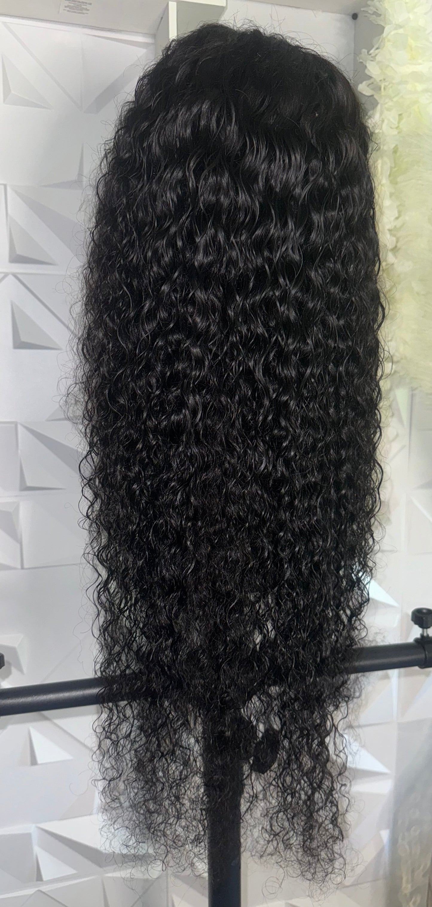 Jazz Water Wavy Black Wig