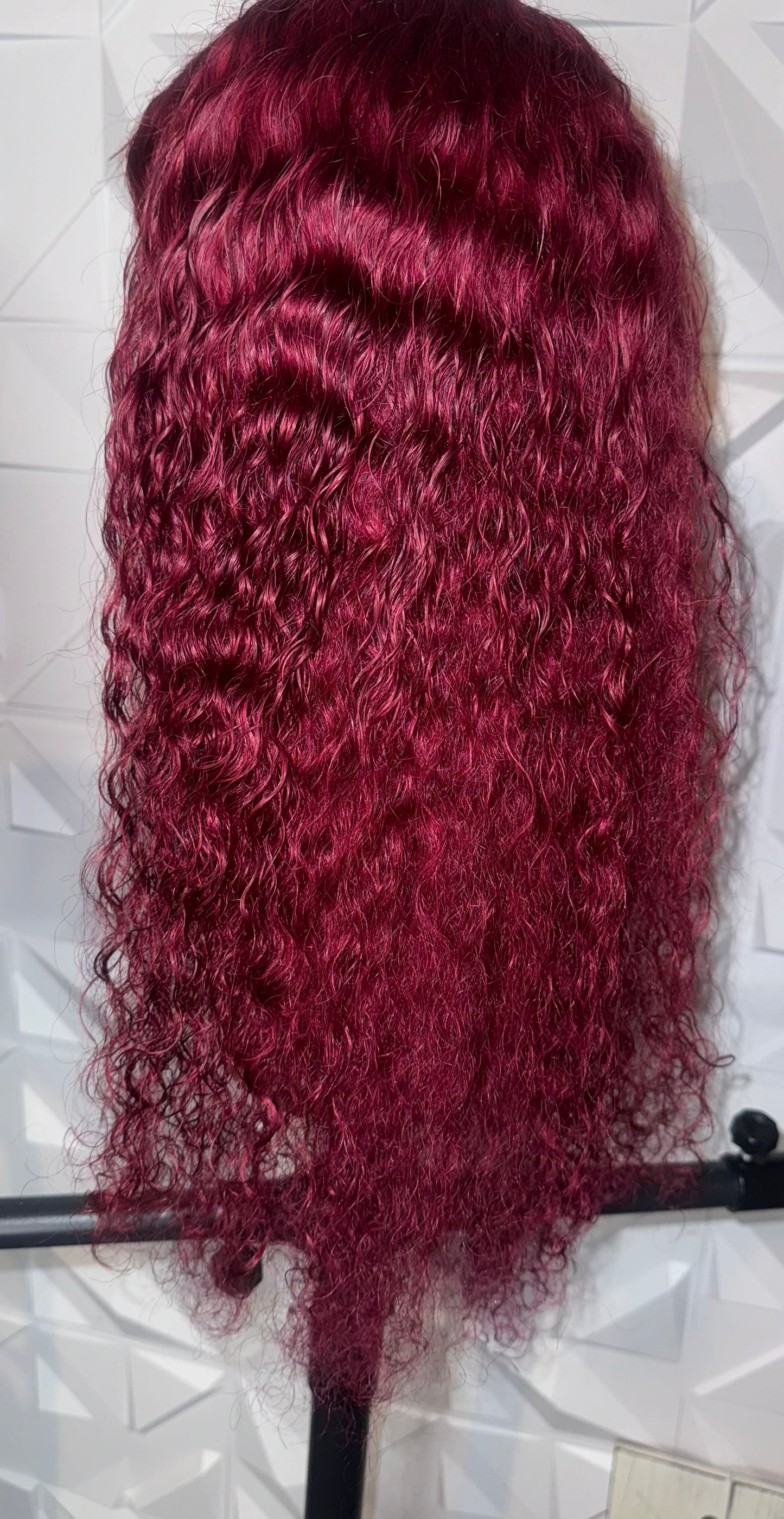 Becca Curly Wavy Burgundy Wig